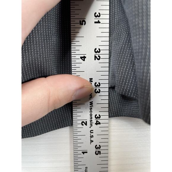 Apt 9 Pants Womens 14 Gray Pinstripe Dress Trouser Career Work - Picture 6 of 13